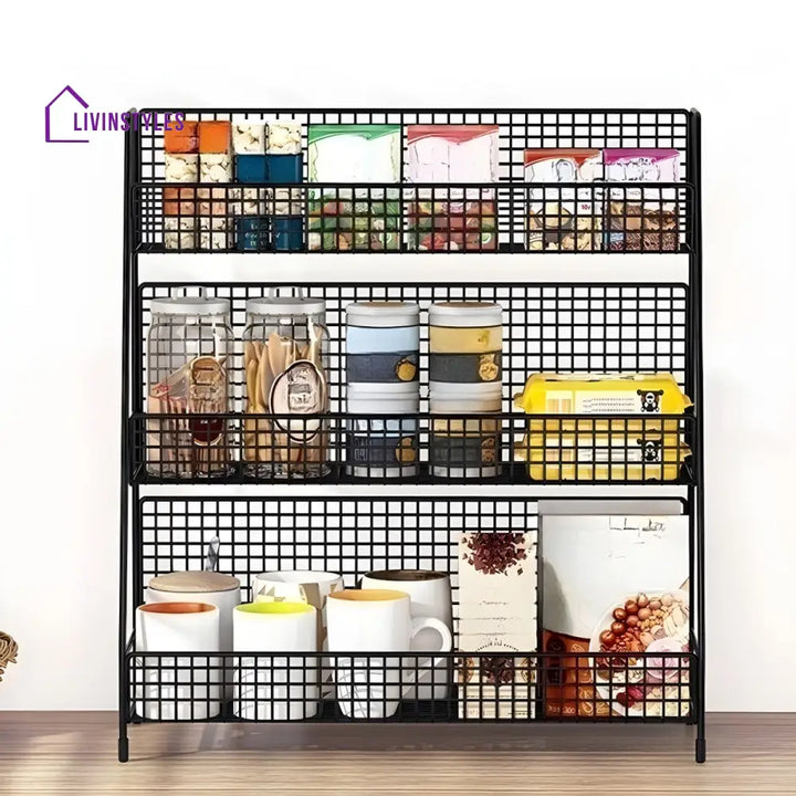 Ksenia Stainless Steel Storage Shelves