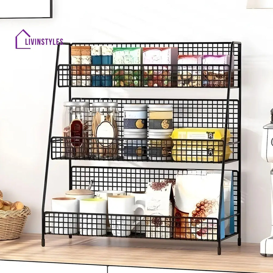 Ksenia Stainless Steel Storage Shelves