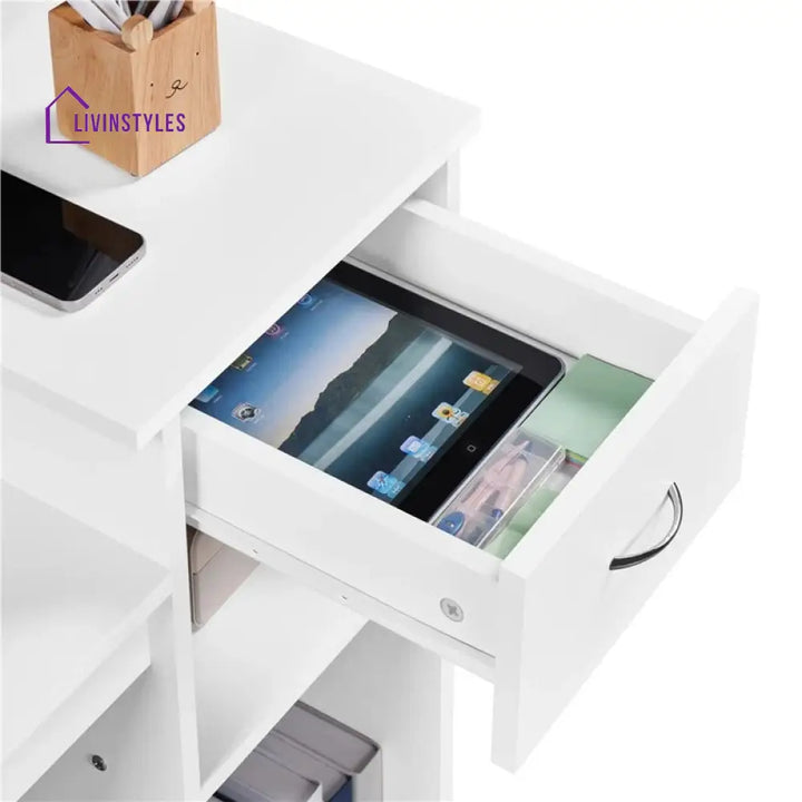 Ksenia White Study Table for Students