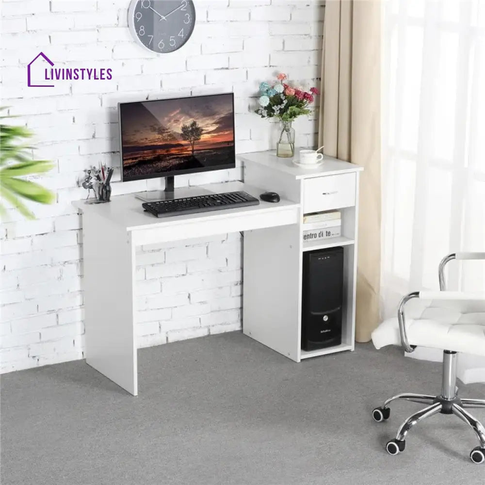 Ksenia White Study Table for Students