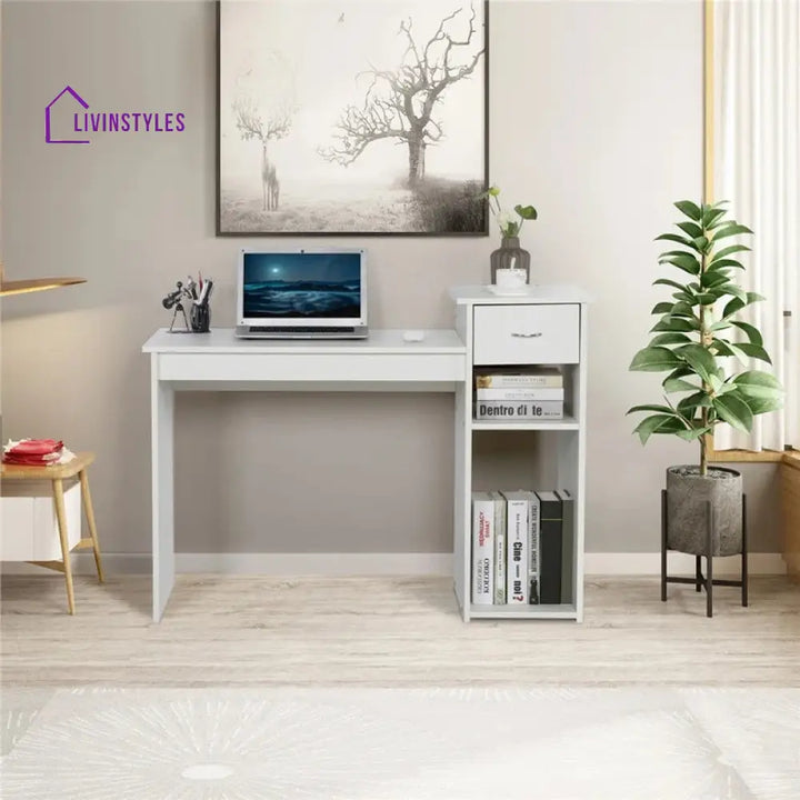 Ksenia White Study Table for Students