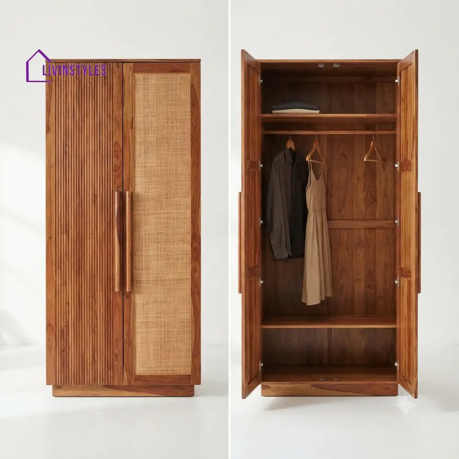 Kshama Wooden Wardrobe for Clothes | Cupboard for Clothes