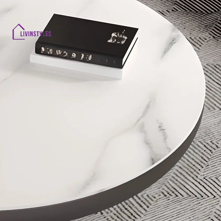 Kshira Stainless Steel Coffee Table for Living Room