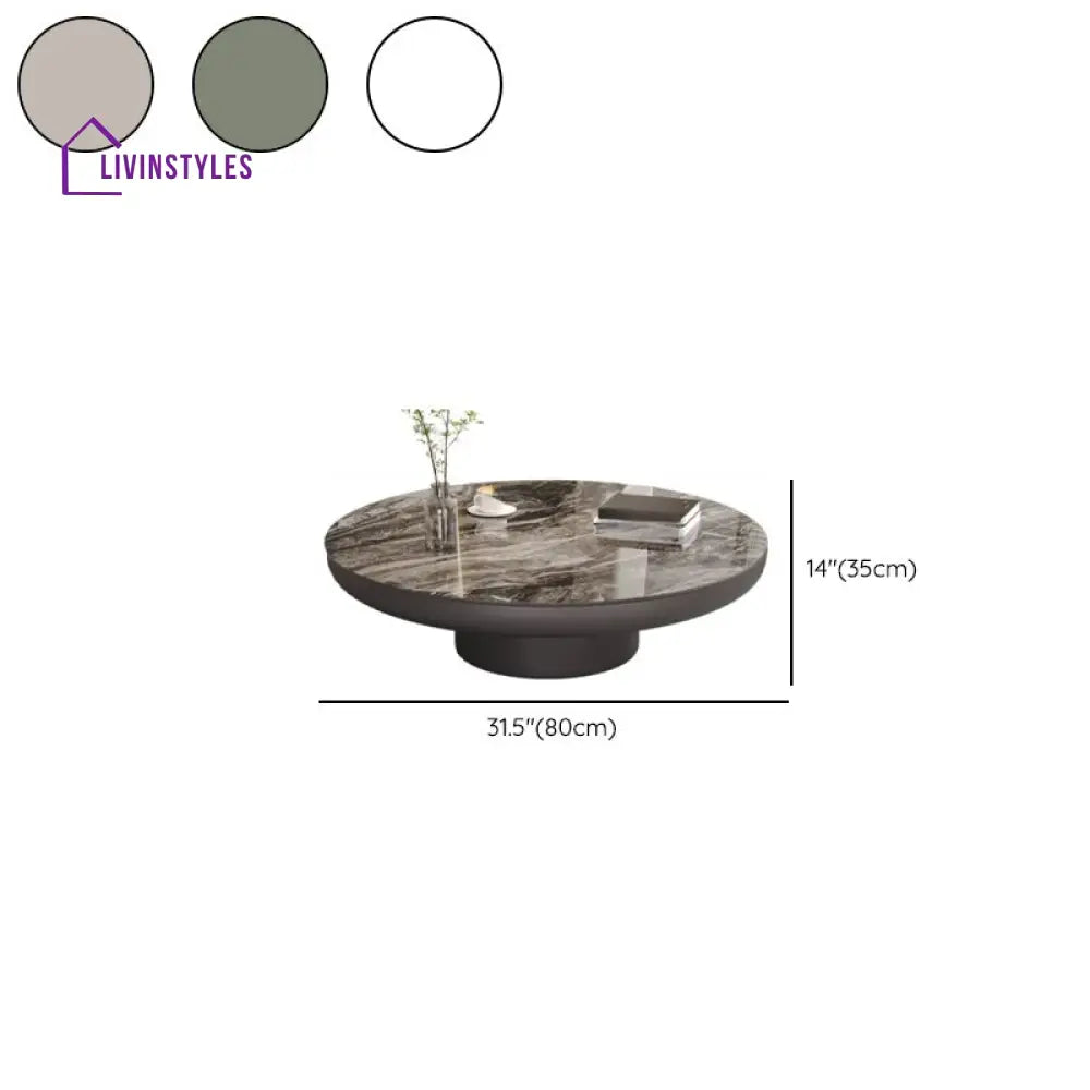 Kshira Stainless Steel Coffee Table for Living Room