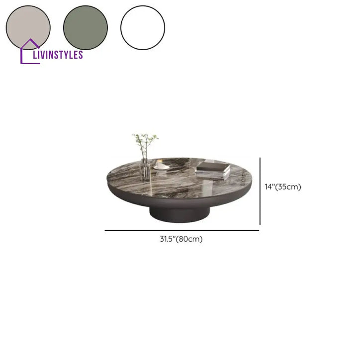Kshira Stainless Steel Coffee Table for Living Room