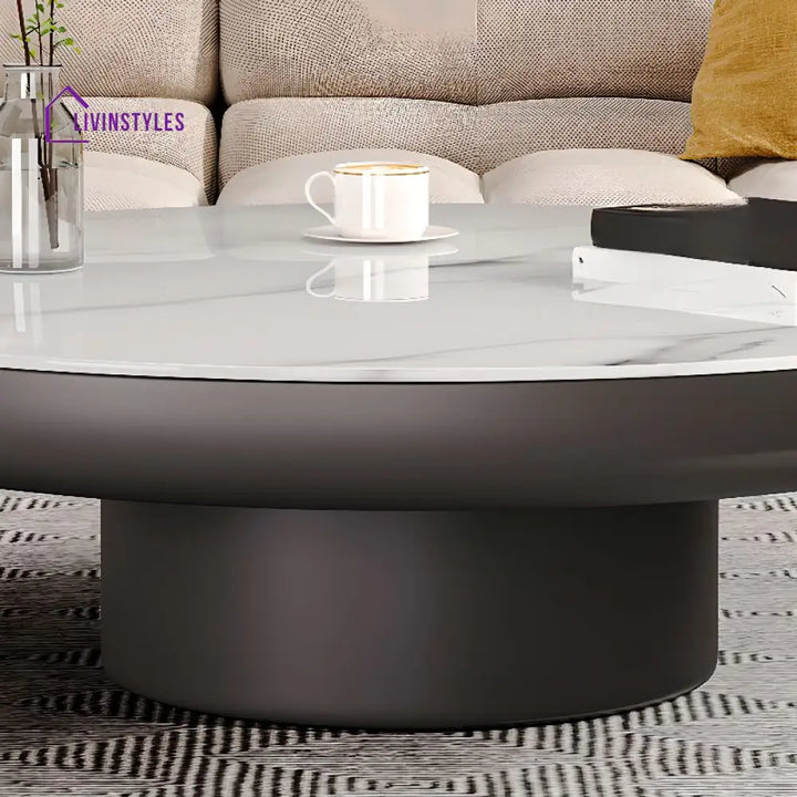 Kshira Stainless Steel Coffee Table for Living Room