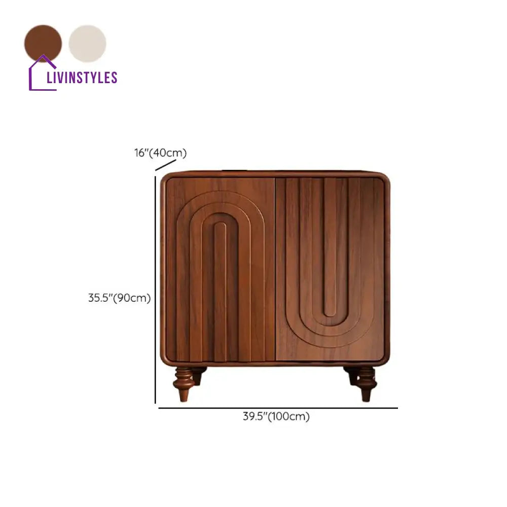 Kunal Solid Wood Shoe Rack for Hallway - Small