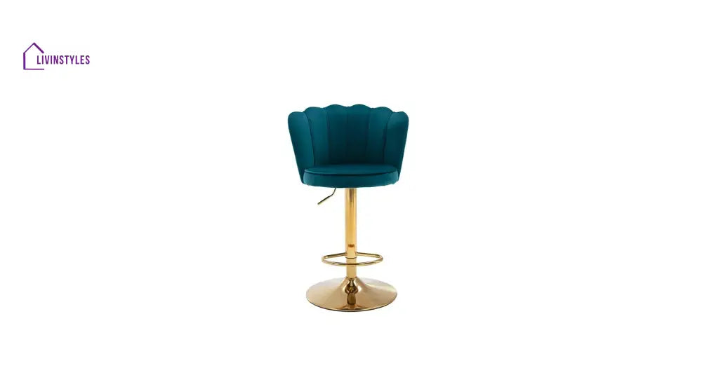 Kunal Teal Color Avidan Bar Stool