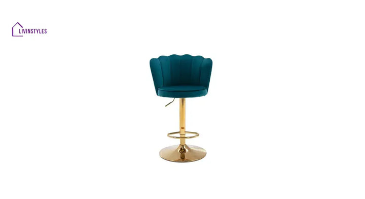 Kunal Teal Color Avidan Bar Stool
