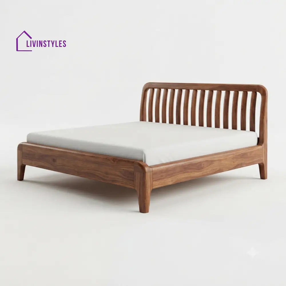 Kutlwano Wooden Double Bed | King Size Bed | Queen Size Bed - Bed Without Storage