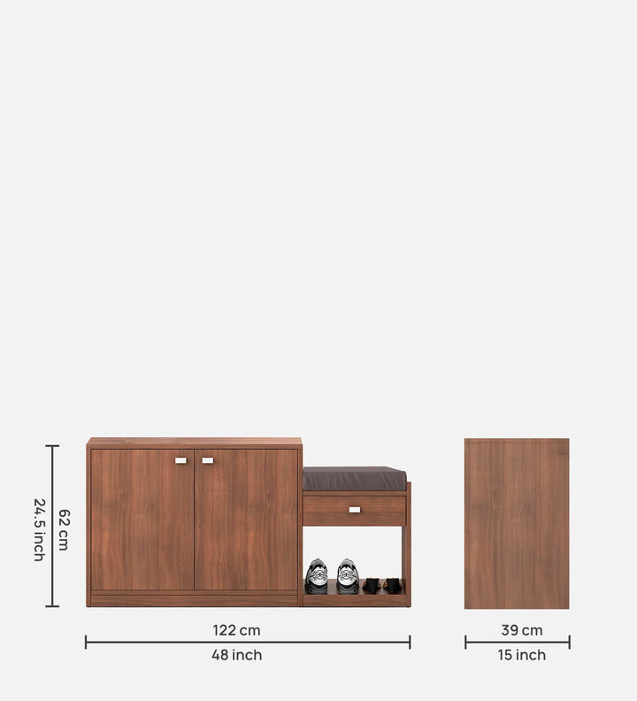 Elmora Entryway Premium Enginneredwood Shoe Cabinet & Bench