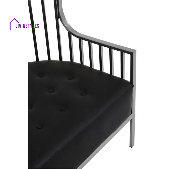 Kuzma Two Seat Dome Cage Silver Stainless Steel Sofa Living