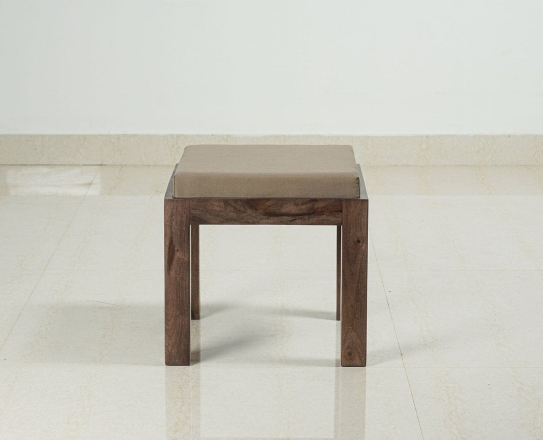 Alina Sheesham Wood Coffee Table Set With Four Stools