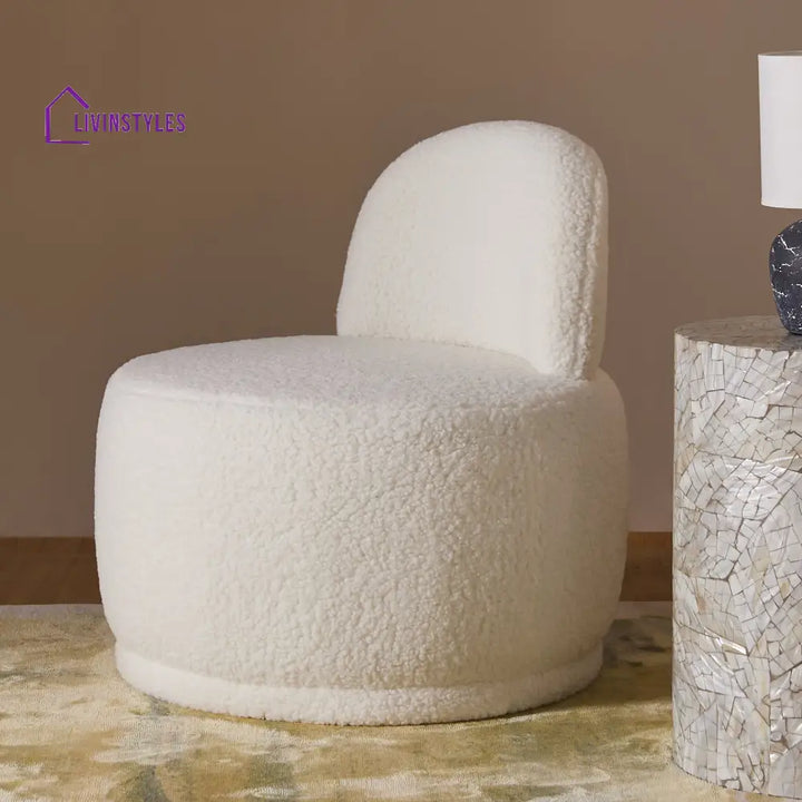 Lada Bay Polyester Sofa Ivory Sofa