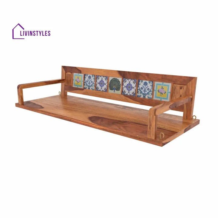 Laisha Melodious Multiple Tile Fitted Handmade Wooden Swing for Home Swing