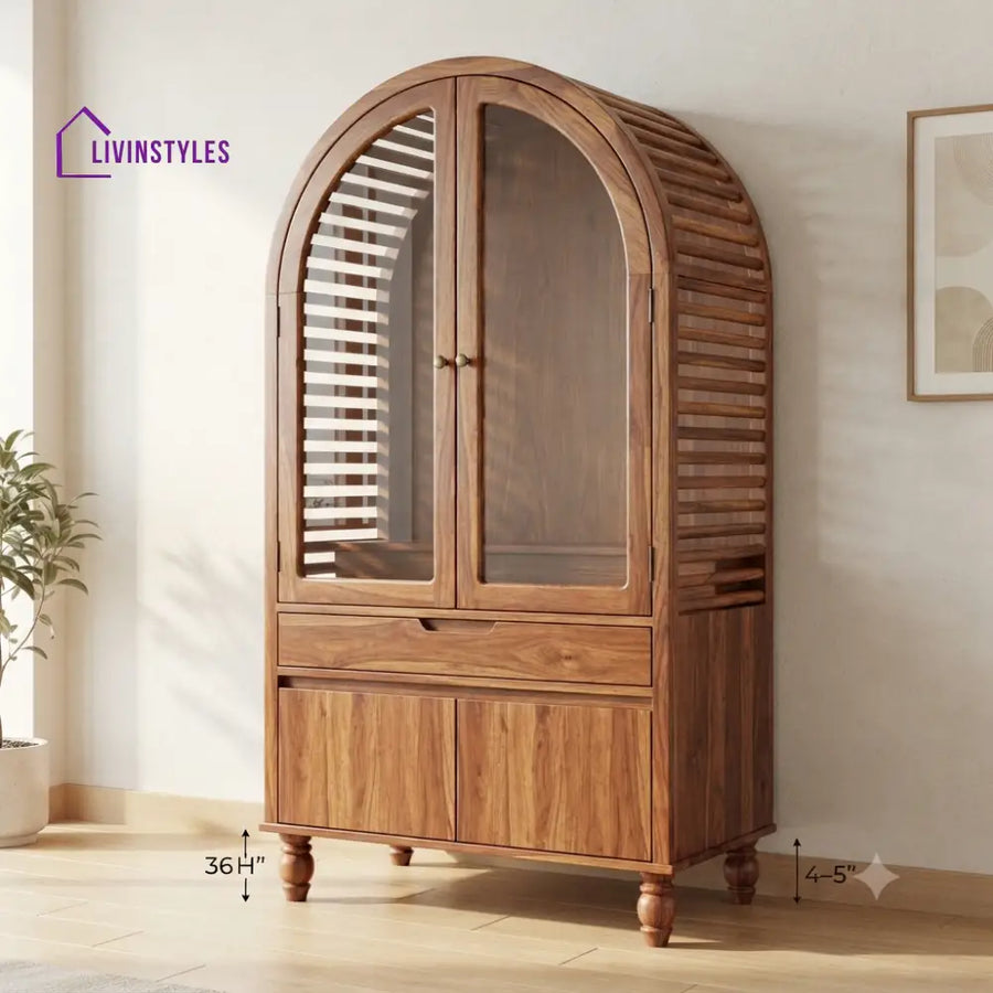 Lakshita Premium Solid Wood Home Temple | Pooja Mandir for Home