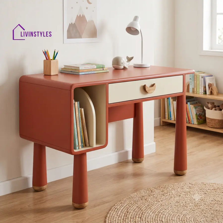 Lalitha Mango Wood Kids Study Table | Study Table for Kids