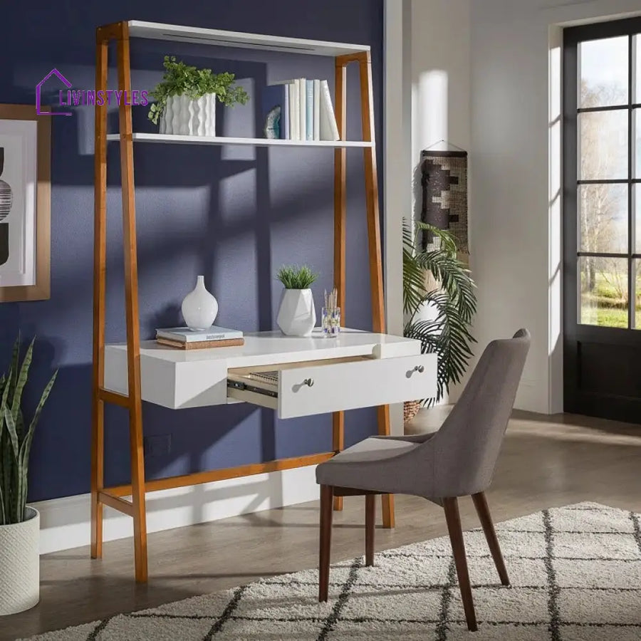 Larisa Solid Wood Study Table for Students