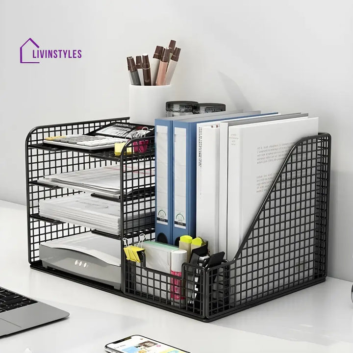 Larisa Stainless Steel Frame Storage Shelves