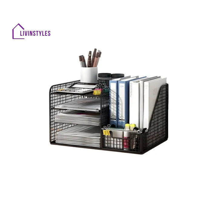 Larisa Stainless Steel Frame Storage Shelves