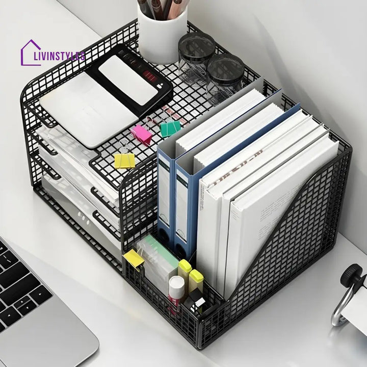 Larisa Stainless Steel Frame Storage Shelves