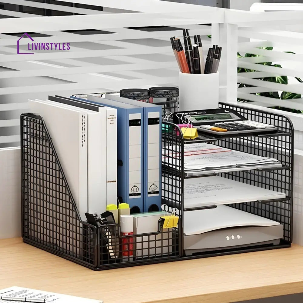 Larisa Stainless Steel Frame Storage Shelves