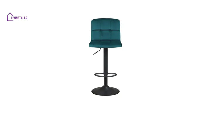 Green Color Neo Swiel Adjustable Bar Stool
