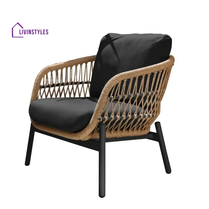 Latika Outdoor 4 Seater Rope Conversation Sofa Set - Sofa Set