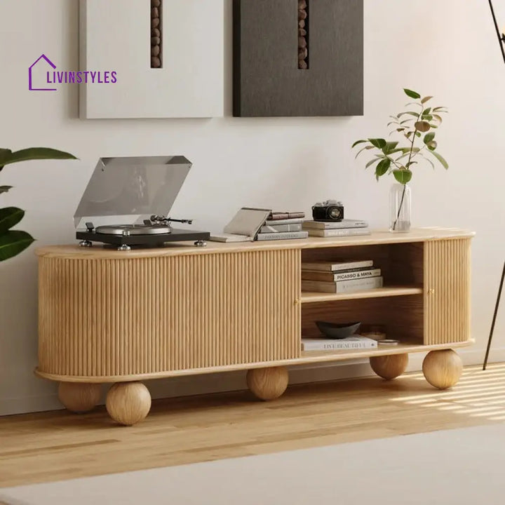 Lauren Solid Wood Tv Unit | Console for Living room