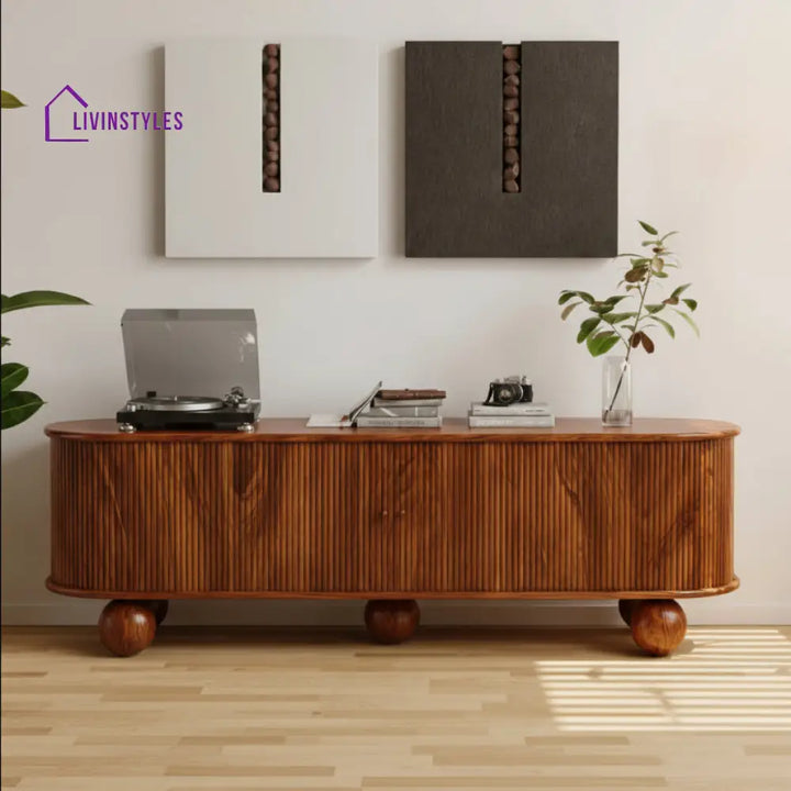 Lauren Solid Wood Tv Unit | Console for Living room