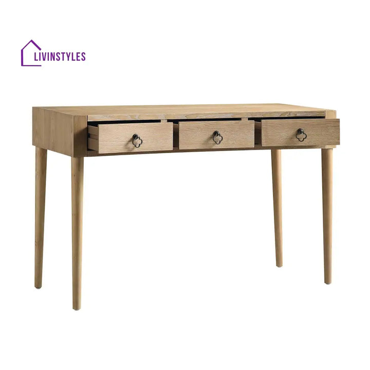 Thalia Concave Dressing Table Natural Dressing Tables
