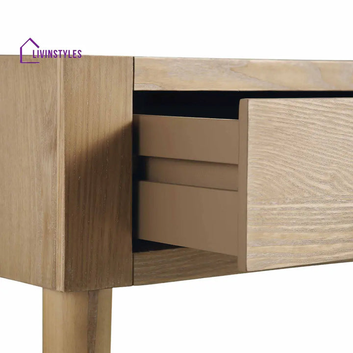 Thalia Concave Dressing Table Natural Dressing Tables