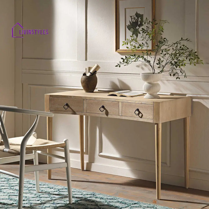 Thalia Concave Dressing Table Natural Dressing Tables
