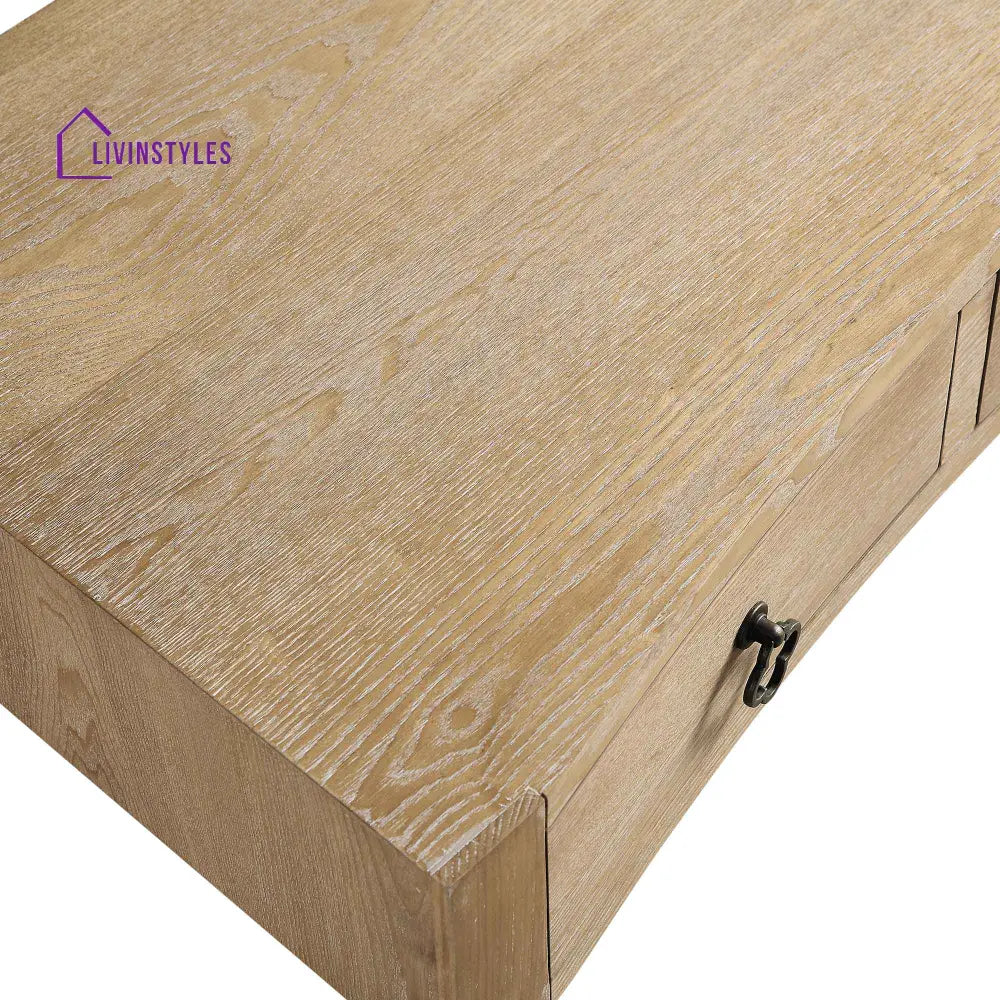 Thalia Concave Dressing Table Natural Dressing Tables