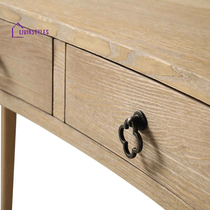 Thalia Concave Dressing Table Natural Dressing Tables