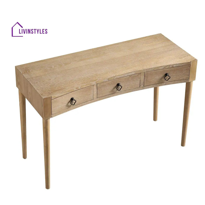 Thalia Concave Dressing Table Natural Dressing Tables