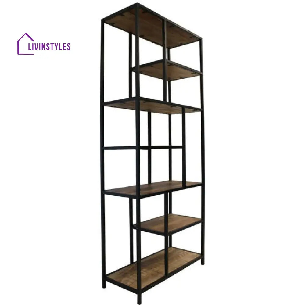 Lavanya Slim Line Metallic Bookshelf (Medium)