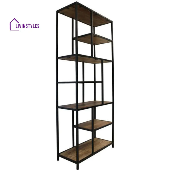 Lavanya Slim Line Metallic Bookshelf (Medium)