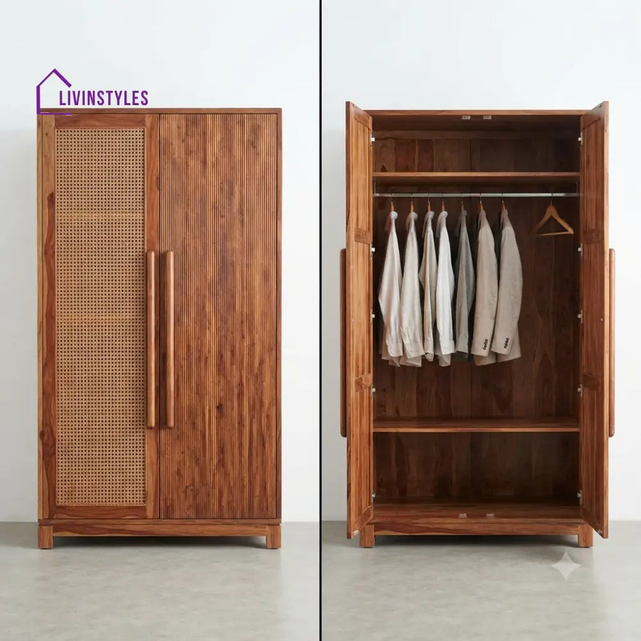 Lavanya Wooden Wardrobe for Clothes | Cupboard for Clothes