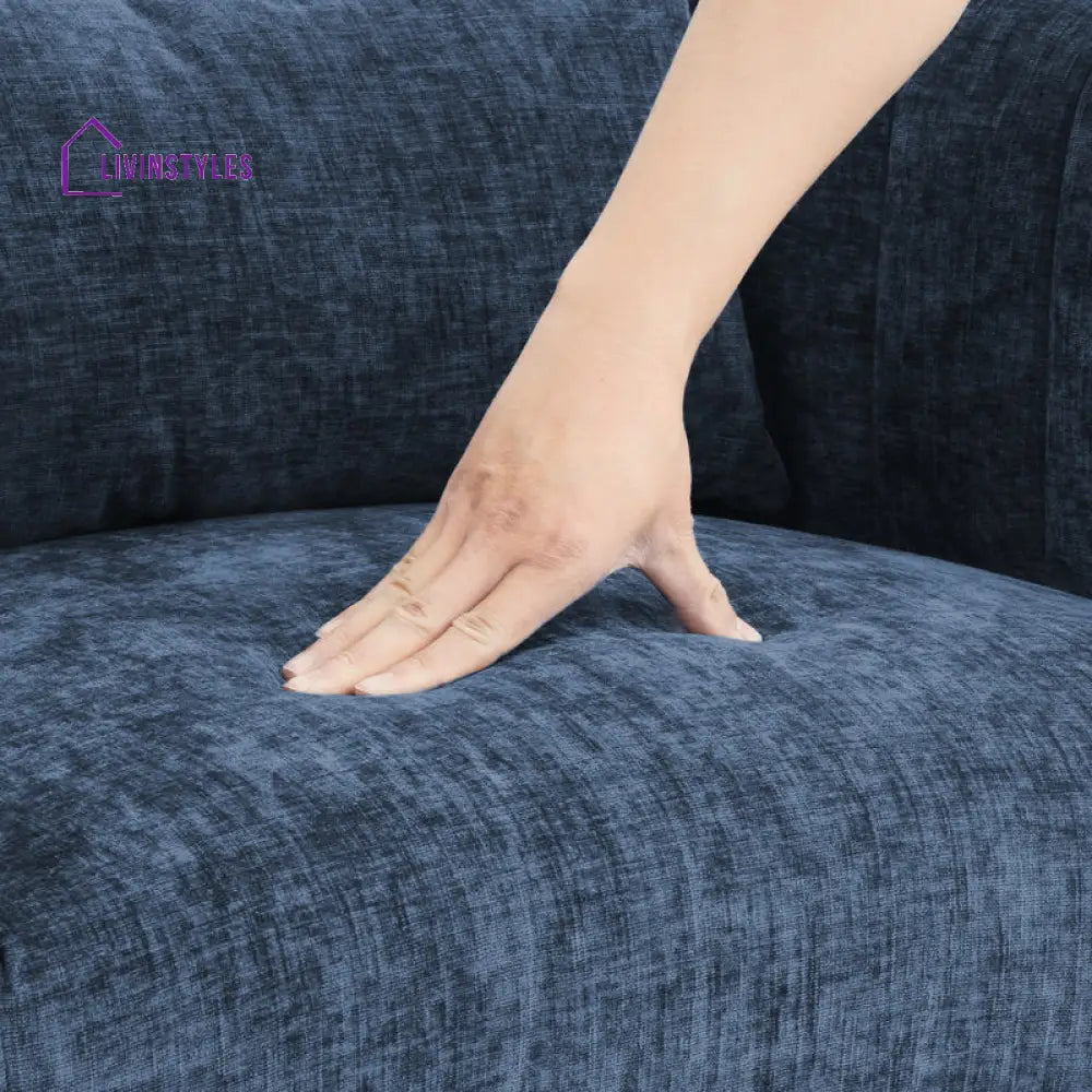 Laveena Solid Wood and Fabric Arm Chair | Living Room Chair | Lounge Chair