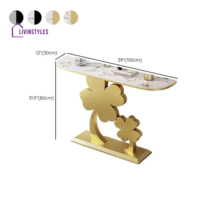 Lavesh Stainless Steel Living Room Console Table