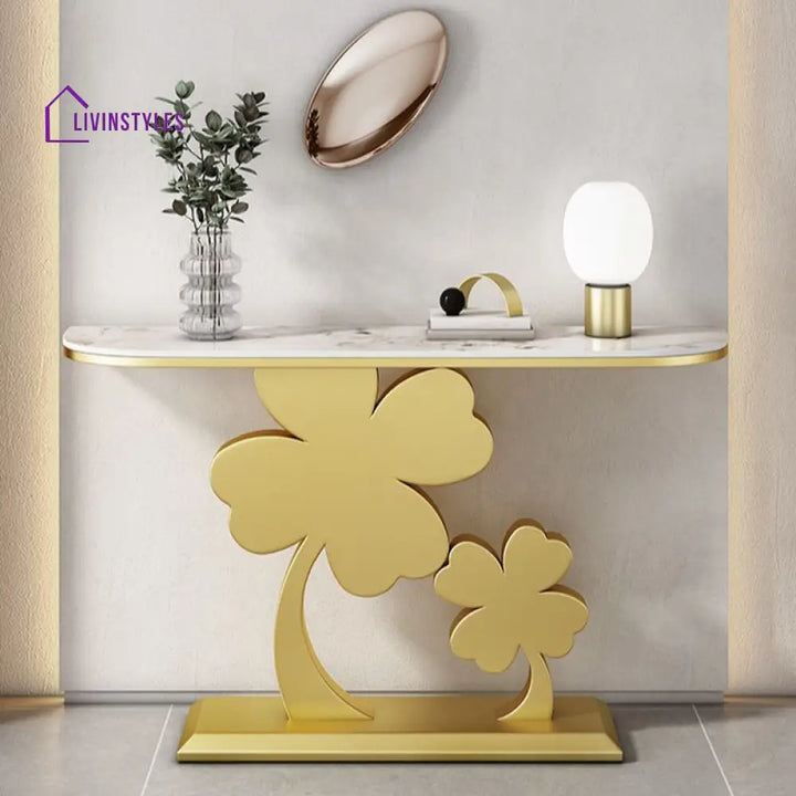 Lavesh Stainless Steel Living Room Console Table