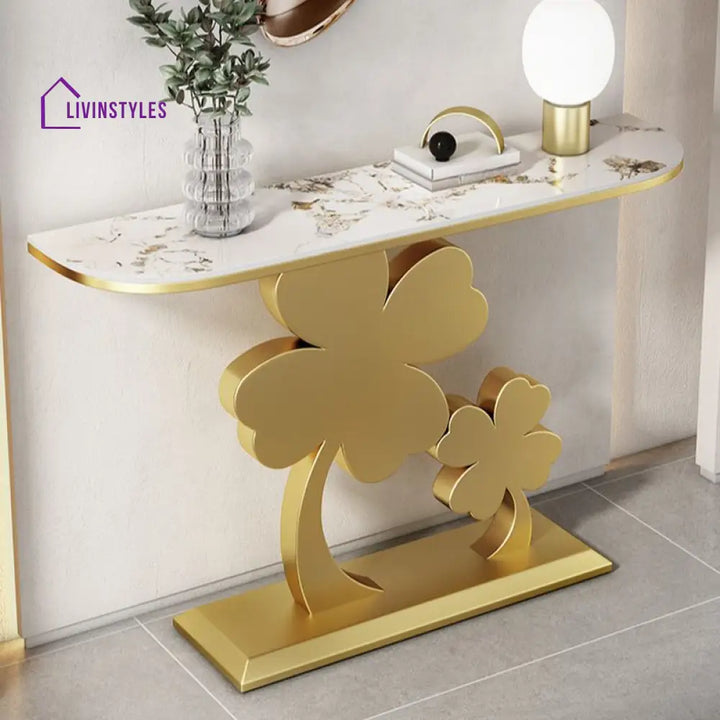Lavesh Stainless Steel Living Room Console Table