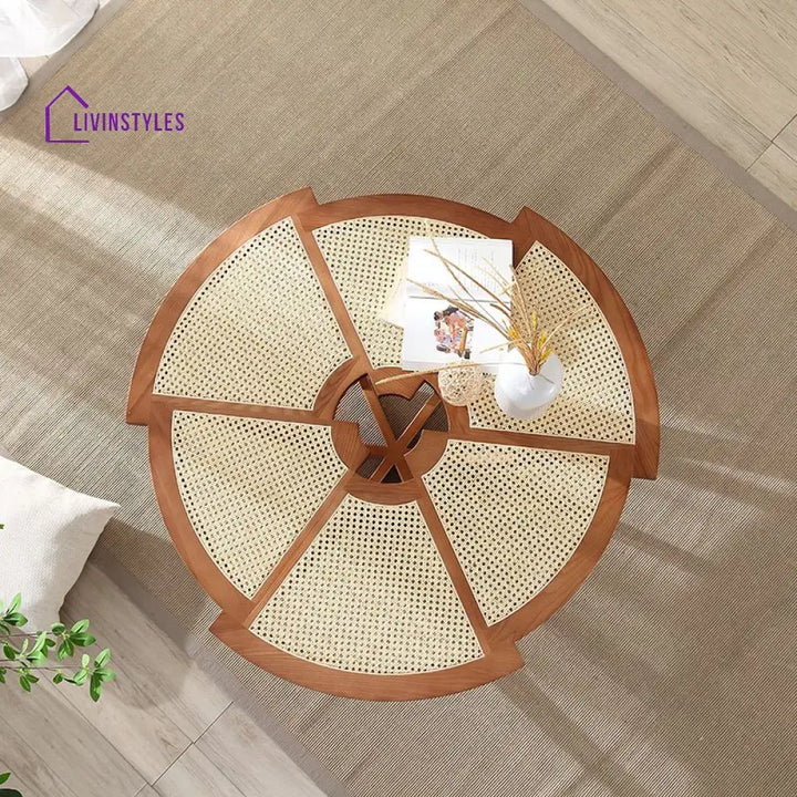 Lavika Solid Wood Coffee Table for Living Room