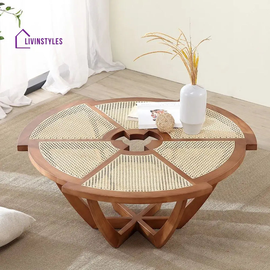 Lavika Solid Wood Coffee Table for Living Room
