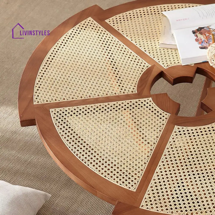 Lavika Solid Wood Coffee Table for Living Room