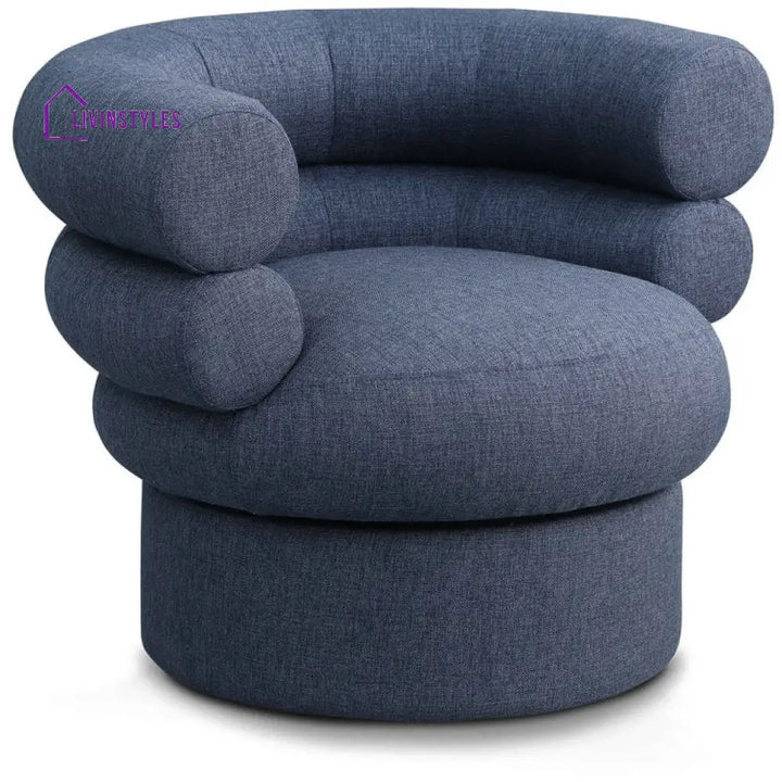 Lavina Solid Wood and Fabric Arm Chair | Living Room Chair | Lounge Chair