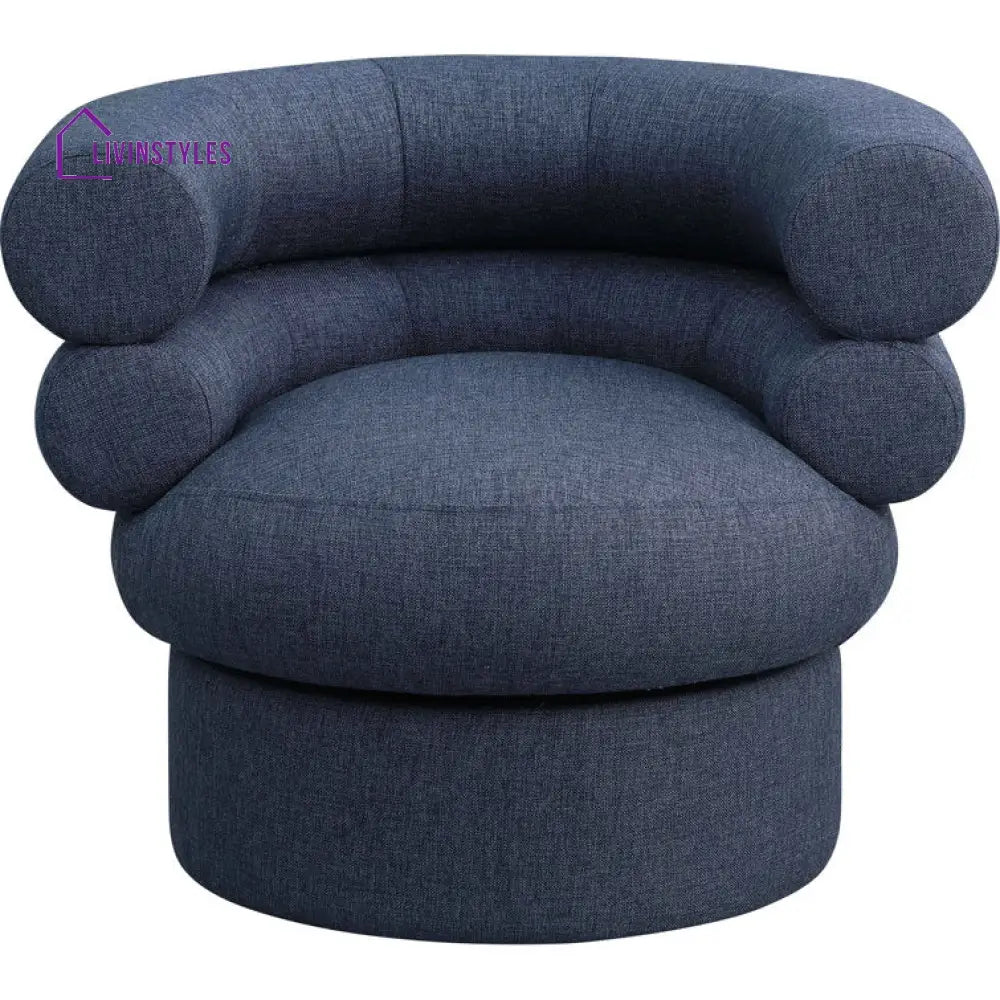 Lavina Solid Wood and Fabric Arm Chair | Living Room Chair | Lounge Chair
