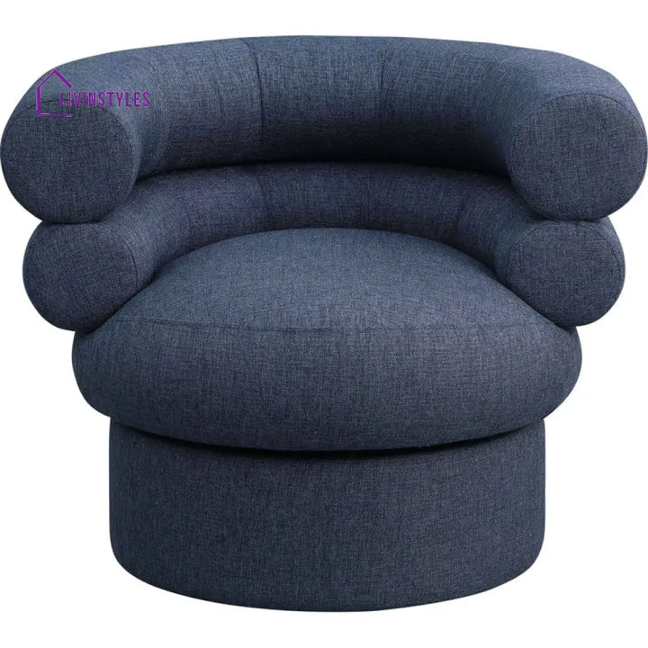Lavina Solid Wood and Fabric Arm Chair | Living Room Chair | Lounge Chair