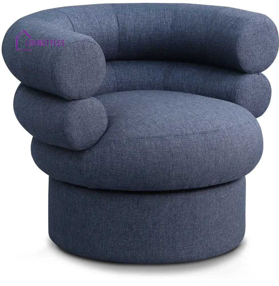 Lavina Solid Wood and Fabric Arm Chair | Living Room Chair | Lounge Chair